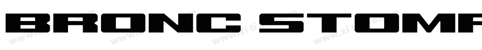 Bronc Stomper字体转换